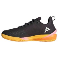 Adidas Adizero Cybersonic Shoes Black Silver Orange PADELPOINT Adidas Adizero Cybersonic Shoes Black Silver Orange