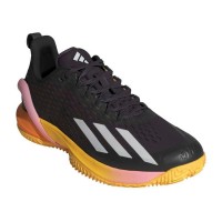 Adidas Adizero Cybersonic Shoes Black Silver Orange PADELPOINT Adidas Adizero Cybersonic Shoes Black Silver Orange