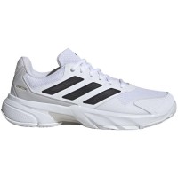 Adidas CourtJam Control White Black Grey Shoes PADELPOINT Adidas CourtJam Control White Black Grey Shoes