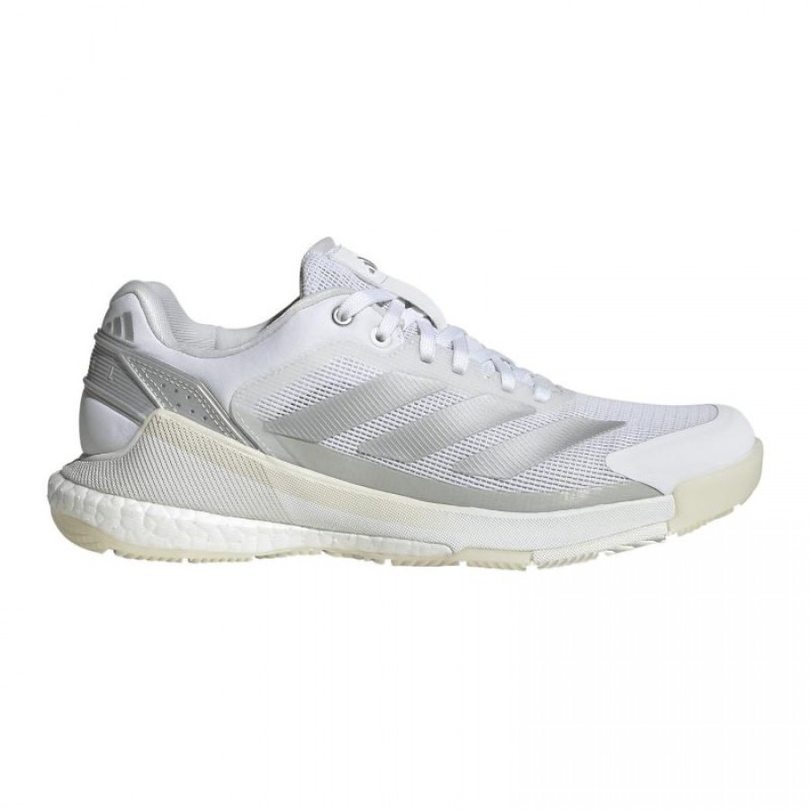 Adidas Crazyquick Boost Padel White Gray Women''s Sneakers