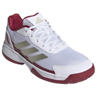 Tênis Adidas Crazyquick Padel Branco Vermelho Júnior