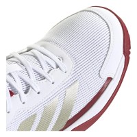 Tênis Adidas Crazyquick Padel Branco Vermelho Júnior