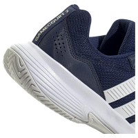 Sneakers Adidas GameCourt 2 Blu Scuro Bianco