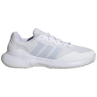 Tênis feminino Adidas GameCourt 2 White Sky Blue