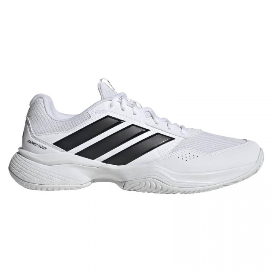 Adidas GameCourt 3 Baskets Noires Blanches