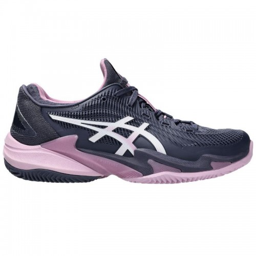 Tênis Asics Court FF 3 Clay Indigo Azul Branco Feminino