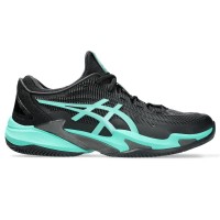Scarpe Asics Court FF 3 Clay Black Turchese