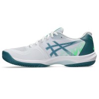 Zapatillas Asics Game FF Padel Blanco Verde Claro