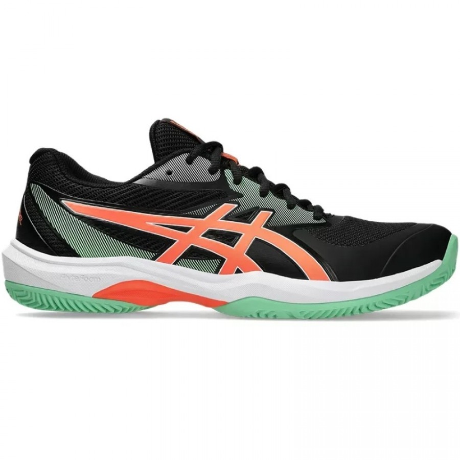 Zapatillas Asics Game FF Padel Negro Coral  Oferta + Barato