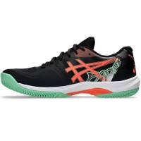 Zapatillas Asics Game FF Padel Negro Coral  Oferta + Barato