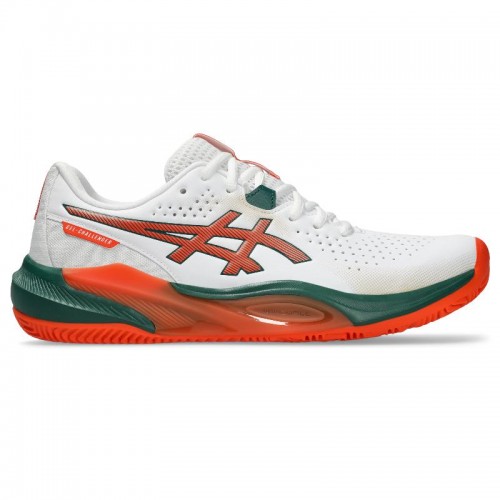 Asics Gel Challenger 15 Padel White Orange Baskets
