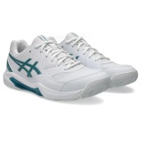 Tênis Asics Gel Dedicate 8 Padel White Pine Green