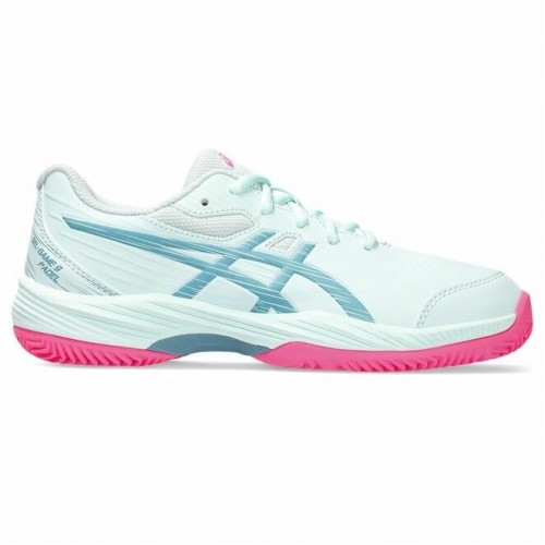 Zapatillas Asics Gel Game Padel 9 Menta Gris Azul Junior