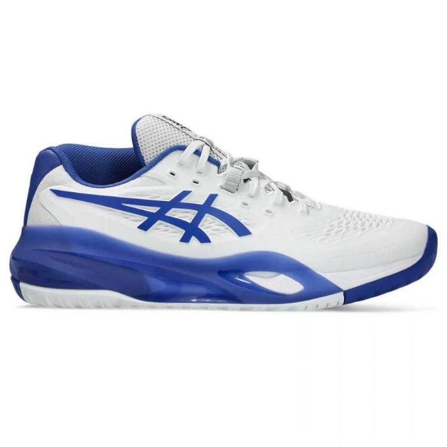 Zapatillas Asics Gel Resolution X Blanco Azul Cobalto