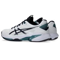 Asics Solution Speed FF 4 Clay Bleu Foncé Baskets Blanches