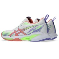 Tênis femininos Asics Sonicsmash FF Branco Rosa