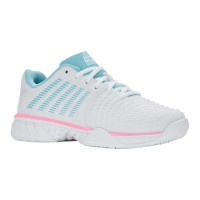 Zapatillas Kswiss Express Light 3 HB Padel Blanco Azul Mujer