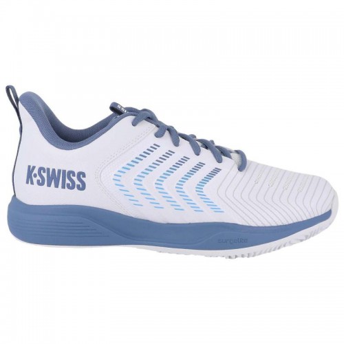 Zapatillas Kswiss Ultrashot Light Clay Blanco Azul
