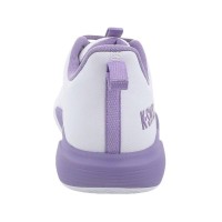 Zapatillas Kswiss Ultrashot Light Clay Blanco Lavanda Mujer
