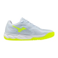 Zapatillas Mizuno Wave Enforcing Court Clay Azul Claro Fluor Mujer