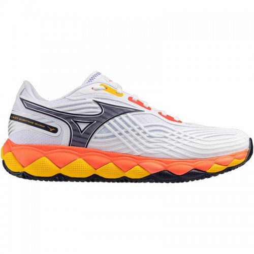Zapatillas Mizuno Wave Enforce Tour 2 Clay Blanco Azul Coral