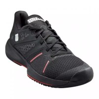 Zapatillas Wilson  Bela Pro Negro Rojo Amapola  Oferta + Barato