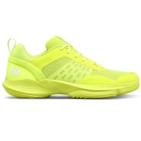 Tênis Wilson Hurakn Pro V2 Fluorescente Amarelo Branco para Mulheres  Oferta + Barato