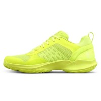 Tênis Wilson Hurakn Pro V2 Fluorescente Amarelo Branco para Mulheres  Oferta + Barato