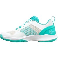 Tênis Wilson Hurakn Pro V2 Branco Turquesa para Mulheres  Oferta + Barato