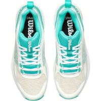 Tênis Wilson Hurakn Pro V2 Branco Turquesa para Mulheres  Oferta + Barato