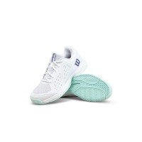 Baskets Wilson Rush Pro L White Aquamarine Junior