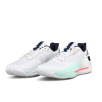 Zapatillas Wilson Rush Tour 5 Clay Blanco Aqua Coral